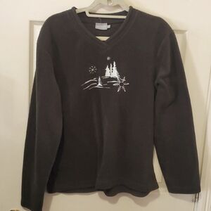 Ladies fleece sweater size large (4/20)